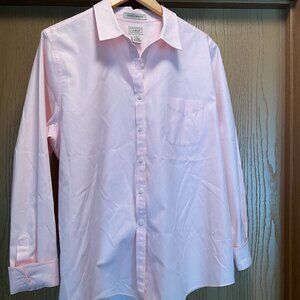 L.L. Bean 100% Cotton XL Women’s Oxford Shirt Pink Wrinkle Free Preppy & Classic